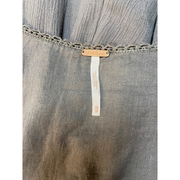 Free People Romper Charcoal Gray XS - Picture 13 of 15
